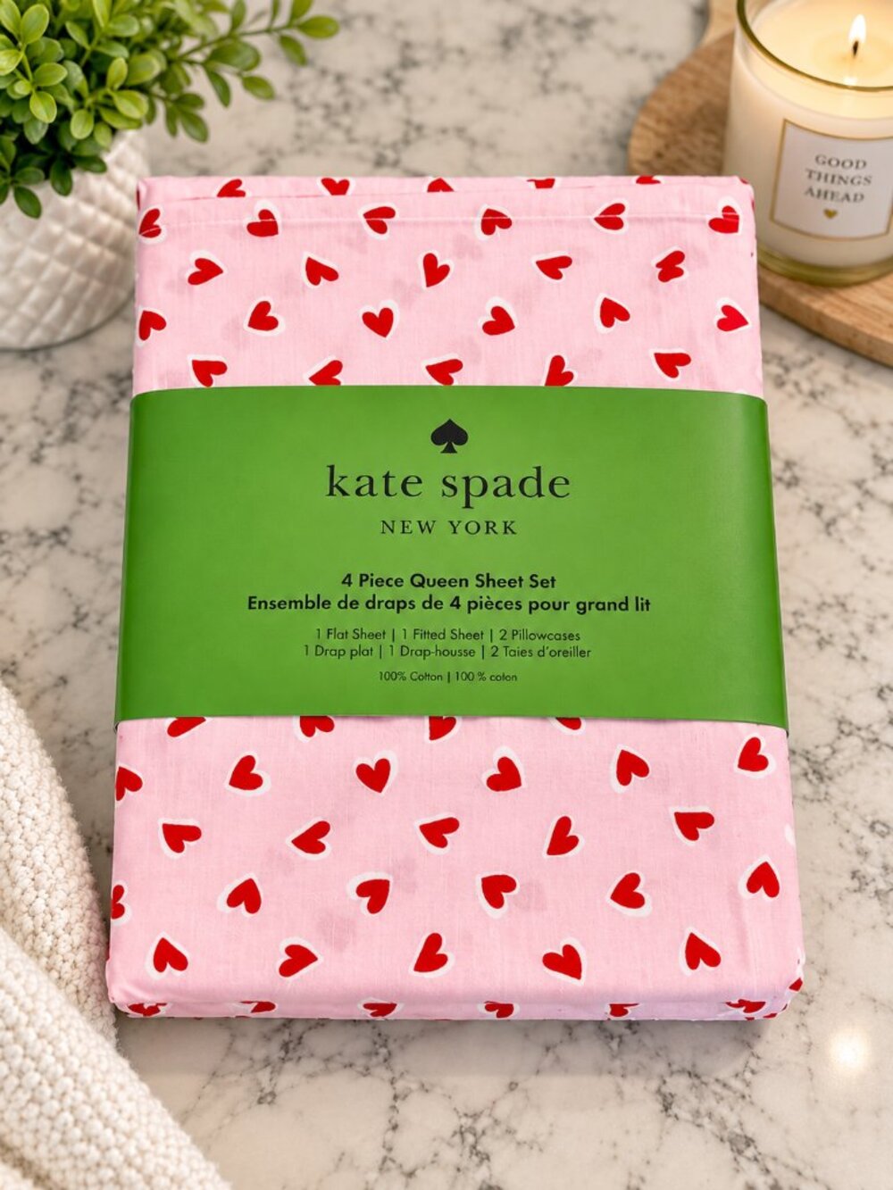 Kate Spade New York 4-Piece Queen Sheet Set